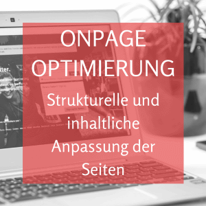 Onpage Optimierung von Webseiten