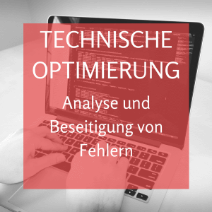 Technische Optimierung von Webseiten